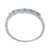 Blue Topaz (14 ct. t.w.) & Diamond (1/8 ct. t.w.) Bangle Bracelet in Sterling Silver