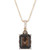 Chocolate Quartz (2-5/8 ct. t.w.) & Diamond (1/10 ct. t.w.) 18" Pendant Necklace in 14k Gold