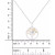 Cubic Zirconia Tree Pendant Necklace in Sterling Silver & 14k Gold-Plate, 16" + 2" extender (Also in Sterling Silver)