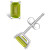 Peridot (3/4 ct. t.w.) Stud Earrings in 14K White Gold or 14K Yellow Gold