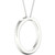 Lab-Created Diamond Circle Pendant Necklace (1/2 ct. t.w.) in Sterling Silver, 16" + 2" extender