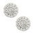 Diamond Cluster Stud Earrings in 14k White Gold (1/2 ct. t.w.)