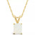 Opal (3/4 ct.t.w ) Pendant Necklace in 14K White Gold or 14K Yellow Gold