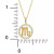 Cubic Zirconia Zodiac Halo 18" Pendant Necklace in 18k Gold-Plated Sterling Silver, Created for Macy's