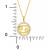 Cubic Zirconia Zodiac Halo 18" Pendant Necklace in 18k Gold-Plated Sterling Silver, Created for Macy's