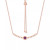 Amethyst Polished Bar 18" Bolo Necklace (1/4 ct. t.w.) in Rose Gold-Plated Sterling Silver (Also in Swiss Blue Topaz & Madeira Citrine)