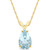 Aquamarine (2-5/8 ct. t.w.) Pendant Necklace in 14K Yellow Gold