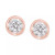 Diamond Tension Stud Earrings (1/2 ct. t.w.) in 14k White, Yellow or Rose Gold