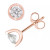 Diamond Tension Stud Earrings (1/2 ct. t.w.) in 14k White, Yellow or Rose Gold