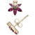 Multi-Gemstone Flower Stud Earrings (1-3/4 ct. t.w.) in 14k Gold