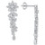 Diamond Floral Drop Earrings (1 ct. t.w.) in 14k White Gold