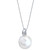 Cultured Freshwater Pearl (14mm) & Diamond Accent 18" Pendant Necklace in 10k White Gold