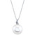 Cultured Freshwater Pearl (14mm) & Diamond Accent 18" Pendant Necklace in 10k White Gold