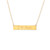 "I Love Mom" 18" Bar Necklace in 10k Gold