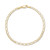 Small & Large Curb Link Bracelet in 10k Gold