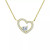 Cubic Zirconia Heart Pendant Necklace, 16", Created for Macy's