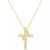 Diamond Cross 18" Pendant Necklace (1/4 ct. t.w.) in 14k Gold-Plated Sterling Silver or Sterling Silver