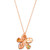 Ombré® Multi-Gemstone (2-7/8 ct. t.w.) & Diamond Accent Flower Pendant Necklace in 14k Rose Gold, 18" + 2" extender
