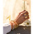 Cultured Freshwater Pearl (4-1/2 - 5mm) Polished Bead Stretch Bracelet in 18k Gold-Plated Sterling Silver