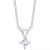 Princess-Cut Diamond Pendant Necklace in 10k Yellow or White Gold (1/10 ct. t.w.)