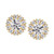 Diamond Halo Stud Earrings (1/2 ct. t.w.) in 14k White or Yellow Gold