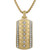 Men's Diamond Dog Tag 22" Pendant Necklace (1/3 ct. t.w.) in 18k Gold-Plated Sterling Silver