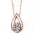 Diamond (1/10 ct. t.w.) Teardrop Pendant in 14k White, Yellow or Rose Gold