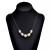 Black Cultured Freshwater Baroque Pearl (11-12mm) & Polished Bead 18" Collar Necklace in 14k Gold (Also in Pink & White Cultured Freshwater Baroque Pearl)