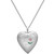I Love You Heart Locket Necklace in Sterling Silver