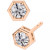 Diamond Honeycomb Stud Earrings (1/2 ct. t.w.)