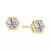 Diamond Honeycomb Stud Earrings (1/2 ct. t.w.)