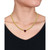 Lab-Created Ruby Heart 18" Collar Necklace (2-7/8 ct. t.w.) in Yellow-Plated Sterling Silver