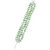 Jade Triple Row Statement Bracelet in Sterling Silver