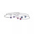 Blue Topaz Open Cuff Bracelet (2-1/10 ct. t.w.) in Sterling Silver (Also Available in Opal, Ruby, and Amethyst)