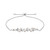 Cultured Freshwater Pearl (4mm) and Diamond (1/20 ct. t.w.) Bolo Bracelet in Sterling Silver