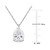 Lab-Created Moissanite Pear-Cut 17" Pendant Necklace (3-1/4 ct. t.w.) in 14k White Gold