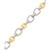 Diamond Open Pear Link Bracelet (1 ct. t.w.) in 14k Gold-Plated Sterling Silver