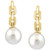 EFFY® Cultured Freshwater Pearl (10mm) Chain Link Drop Earrings in 14k Gold