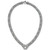 Diamond Circle Mesh 17" Statement Necklace (1/3 ct. t.w.) in Sterling Silver