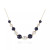 White Freshwater Cultured Pearls (6.5-9.5mm) with Blue Lapis (27 ct. t.w), and Gold Beads (3mm) 18" Necklace in 14k Yellow Gold. Also Available with Onyx and Turquoise