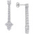 Lab-Created Moissanite Drop Earrings (3-3/8 ct. t.w.) in Sterling Silver