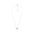 Women's Fulton Station Pave Interwined Ring Pendant with Clear Stones