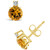 Citrine (1-1/2 ct. t.w.) and Diamond Accent Stud Earrings in 14K Yellow Gold