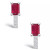 Ruby (1-3/8 Ct. t.w.) and Diamond (1/8 Ct. t.w.) Stud Earrings