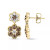 Chocolate Diamond® & Vanilla Diamond® (7/8 ct. t.w.) Drop Earrings in 14k Rose, Yellow or White Gold