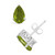 Peridot (1-7/8 ct. t.w.) Stud Earrings in 14K White Gold