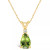 Peridot (1-1/3 ct. t.w.) and Diamond Accent Pendant Necklace in 14K Yellow Gold or 14K White Gold