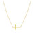East-West Cross Pendant Necklace in 18k Gold-Plated Sterling Silver, 16" + 2" extender, Created for Macy's