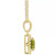 Rhodolite Garnet Bead Frame 18" Pendant Necklace (1-1/3 ct. t.w.) in 10k Gold (Also in Citrine, Amethyst, Blue Topaz, Aquamarine, Peridot, & Opal)