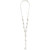 Cultured Freshwater Pearl (8x10mm, 10x12mm, 12x20mm) Lariat Necklace in 14k Gold-Plated Sterling Silver, 17" + 1" extender